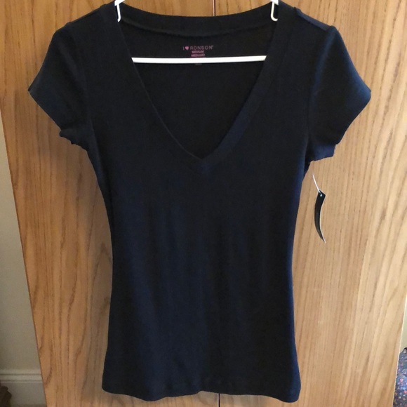 I💜Ronson Black Short Sleeve Tee - New With Tags - Picture 4 of 7